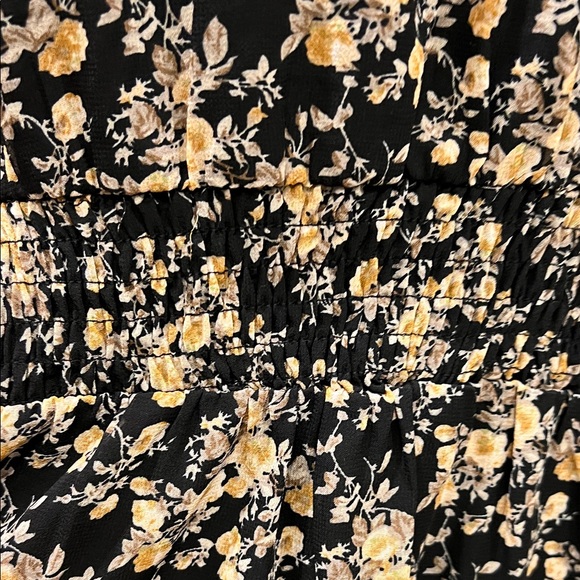 Orange Creek Black and Cream Floral Long Sleeve Dress-Like New! - Picture 6 of 8